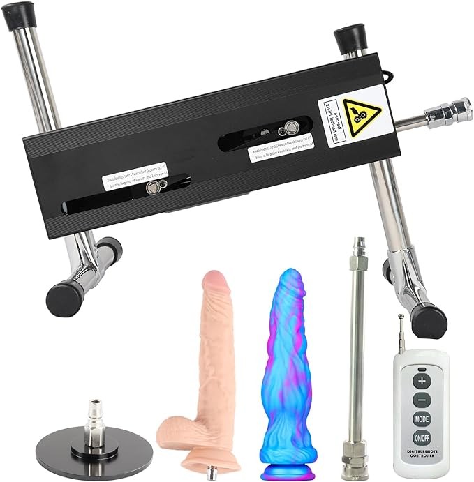 Fredorch Sex Machine Auto Thruting Love Machine Adult Sex Toys Wireless Remote Control Hands-Free Fuck Machine with Lifelike Dildo (Wireless Version)