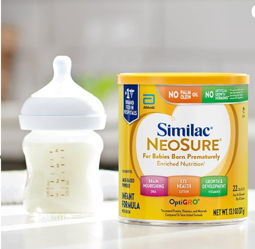 Similac NeoSure Premature Post-Discharge Infant Formula, Baby Formula Powder, 13.1-oz Can, Pack of 6