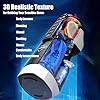 Male Masturbators Cup Male Masturber Men Sex Toy Male Sex Toy Sex Toy Mens Hands Free Male Masturbator Vibrator Male Penis Pump Super Soft TPE Channel Automatic Male Masterbators Adult Toys Men Brand: