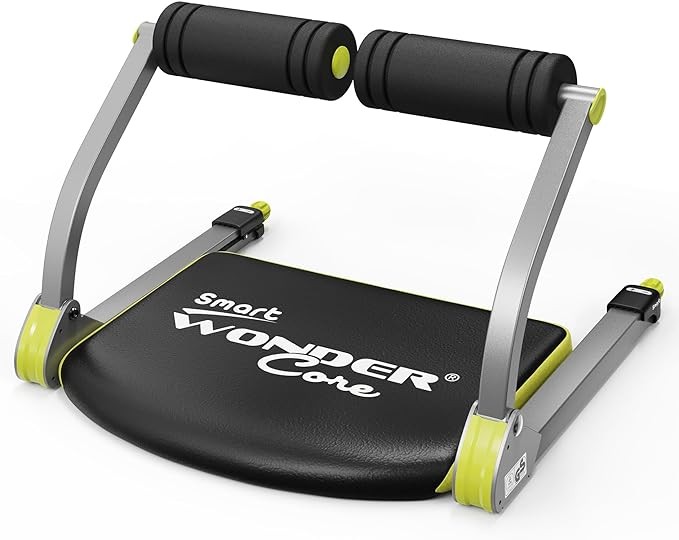 WONDER CORE SMART Sit Up Exercise Equipment, Abdominal Exercise Machine for Home, Ab Crunch Machine for Stomach Workout, Fitness Equipment for Abs Workout, Core Ab Exercise System Trainer