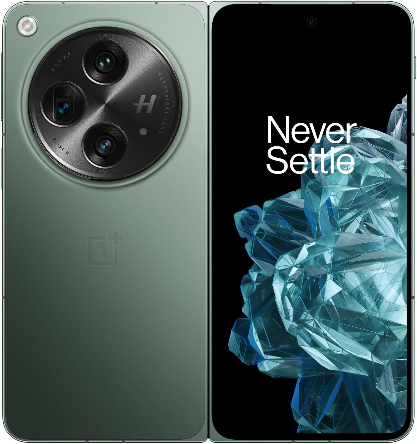 OnePlus Open, 16GB RAM+512GB, Dual-SIM, Emerald Dusk, US Factory Unlocked Android Smartphone, 4805 mAh Battery, 67W Fast Charging, Hasselblad Camera, 120Hz Fluid Display