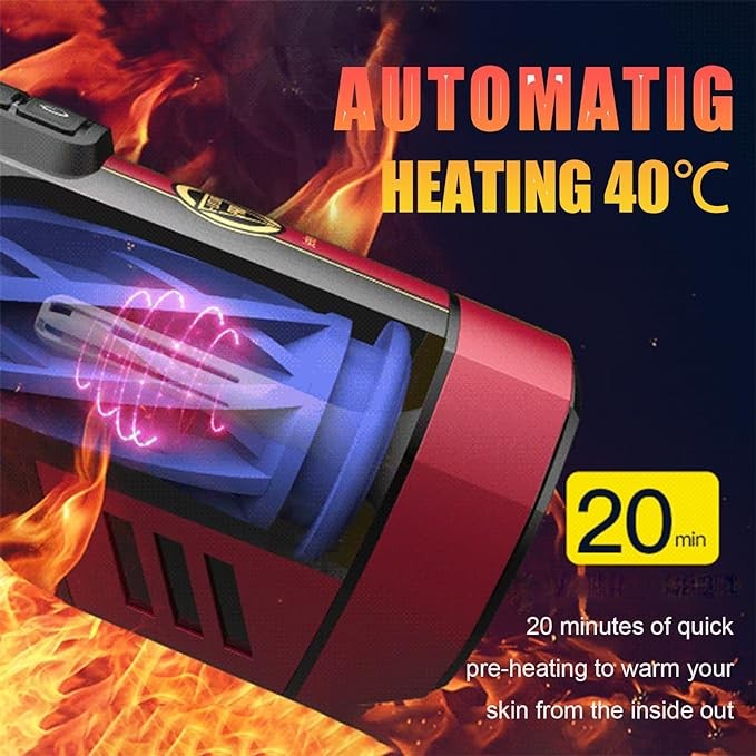 Male Sex Toy Adult Toys Male Masturbators Cup Male Masturbation Male Strokers Hands Free Masturbator Pocket Pussy Masturbators with Thrusting & Rotating Men Sex Toy Modes Male Sex Toys for Men