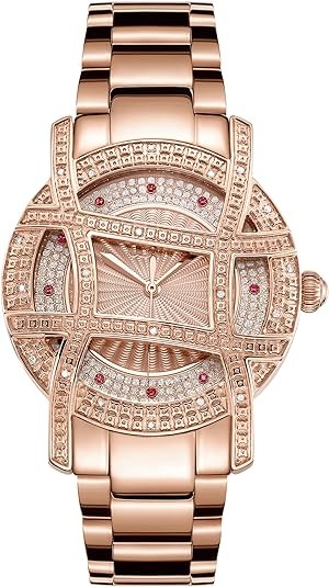 JBW Women's 10-Year Anniversary Olympia 0.20 ctw Diamond Wrist Watch with Stainless Steel Bracelet