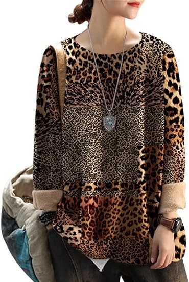 YESNO Women Sweater Graphic Oversized Pullover Sweaters Casual Loose Long Sleeve Knit Tops S01