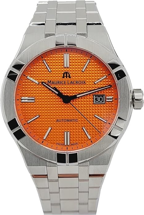 Maurice Lacroix AIKON Automatic Summer Edition 42mm Orange Watch AI6008-SS00F-530-E