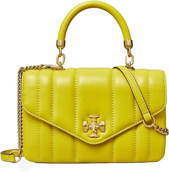 Tory Burch Mini Kira Top Handle Bag, Island Chartreuse
