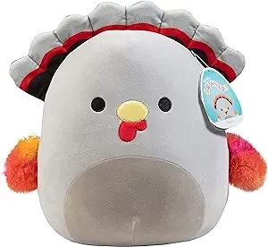 SQUISHMALLOW 12" Petina The Turkey - Thanksgiving Official Kellytoy - Cute and Soft Plush Stuffed Animal Toy - Great Gift for Kids