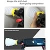 Drill Dust Cover Collector, Drilling Holes Dust Catcher Bowl, Scalable Dust Cover for Electric Drill Bits Under 5.9 Inch Length, Home Improvement Tools Dustproof Accessories for Cordless Drill