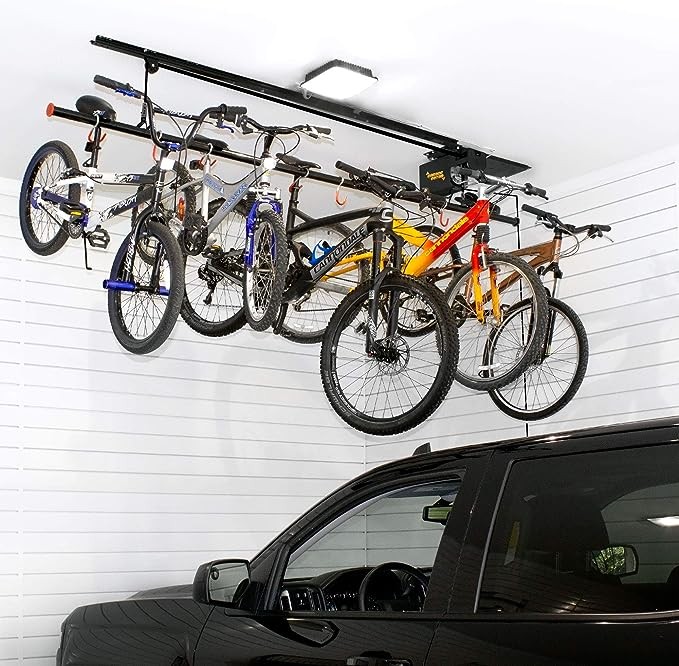 68221 Electric 8 bike lift, black