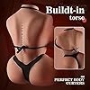 22LB Torso Realistic Sex Doll for Men with Big Boobs Butt Sex Doll Full Size Pussy Ass Male Masturbator Life Size Sex Doll Female Lifelike Adult Sex Toy for Men with Vaginal Anal Breast