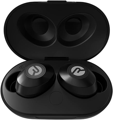 Raycon The Everyday Bluetooth Wireless Earbuds with Microphone- Stereo Sound in-Ear Bluetooth Headset True Wireless Earbuds 32 Hours Playtime (Matte Black)