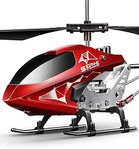 S107H-E RC Helicopter with Altitude Hold, 3.5 Channel, Gyro Stabilizer - For Kids and Beginners
