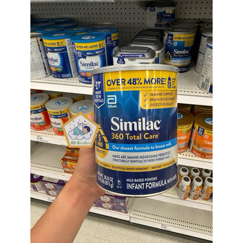 Similac 360 Total Care 5 HMO Prebiotic Milk from America - 873g & 1.02kg