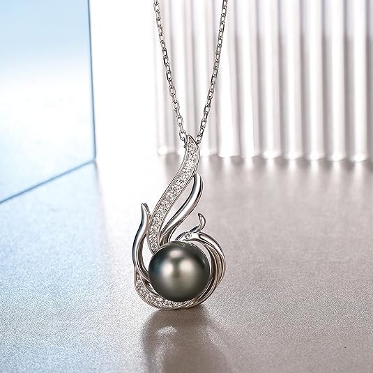 NONNYL Gifts for Women- Pearl Necklaces Real Pearl Pendant, Christmas Gifts for Wife Mom Girlfriend, Anniversary Valentine's Day Mothers Day Gifts Birthday Fine Jewelry Gifts for Her