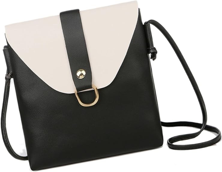 Fashionable Women Shoulder Crossbody Bag with Adjustable Strap - Stylish and Spacious Coin Purse（Black