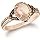 2/5 Carat Diamond and 3/5 Carat Opal Cabochon Oval Halo Split Shank Ring for Women in 14k Rose Gold (Fancy Brown/H-I, SI1-SI2, cttw) Promise Anniversary Ring Size 5 to 12.5 by LeVian
