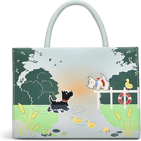 RADLEY London Wild Swimming Small Zipper Satchel Bag for Women - Leather Crossbody Bag, Ideal Small Purse