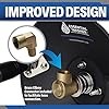 ESSENTIAL WASHER Pressure Washer Hose Reel 50 FT Kit | 4000 PSI Power Washer Hose Reel | Made For 3/8" Hose | Comes With Additional Accessories | (Assembly Required)