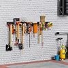 Garage Tool Organizer Wall Mounted, 64 Inches Adjustable Garden Tool Organizer Rack, 20 Pcs Heavy Duty Yard Tool Organizer Hold Up to 900lbs