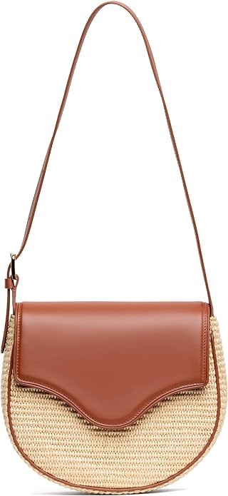 Liselle Kiss Kate Saddle Leather Bag, Ginger