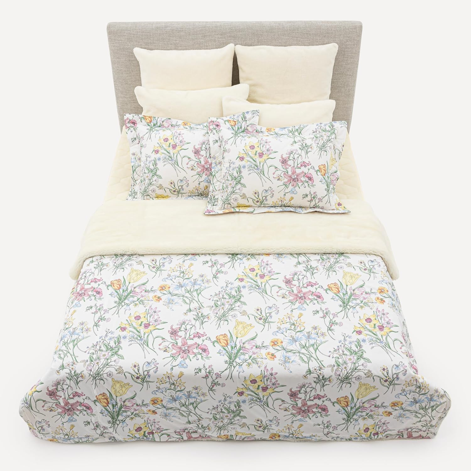 Saint Korean Weighted Blanket Queen Size 78 x 90 - Heavy Blanket, Wool Throw Blanket, 100% Merino Wool Comforter, Alpaca Wool Filled Comforter, Thick All-Season Bedding