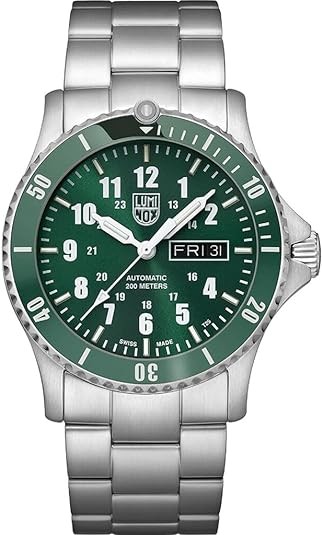 Luminox Sport Timer Automatic 0920 Series Watch | 42mm Green|White | 20ATM
