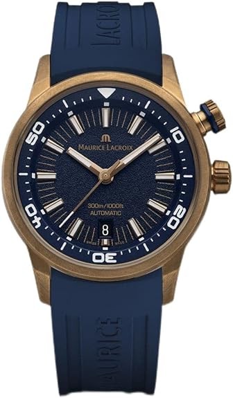Maurice Lacroix Pontos S Diver Bronze 42mm Automatic Watch PT6248-BRZ0B-430-4